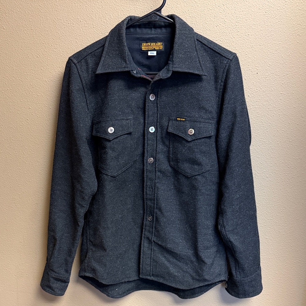 Iron Heart 12oz Wool Western shirt with Pearl buttons (Rare)